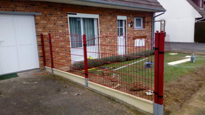 Pose de clôture Somme